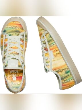 KEEN Women's Elsa Lite Garcia Sneaker Size 9 Eco Anti Odor Lightweight Yellow